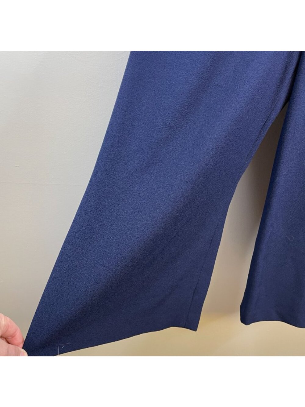Karl Lagerfeld WIDE LEG Jumpsuit NWT 16 Blue Wedding Guest Night Out Business - Picture 3 of 15